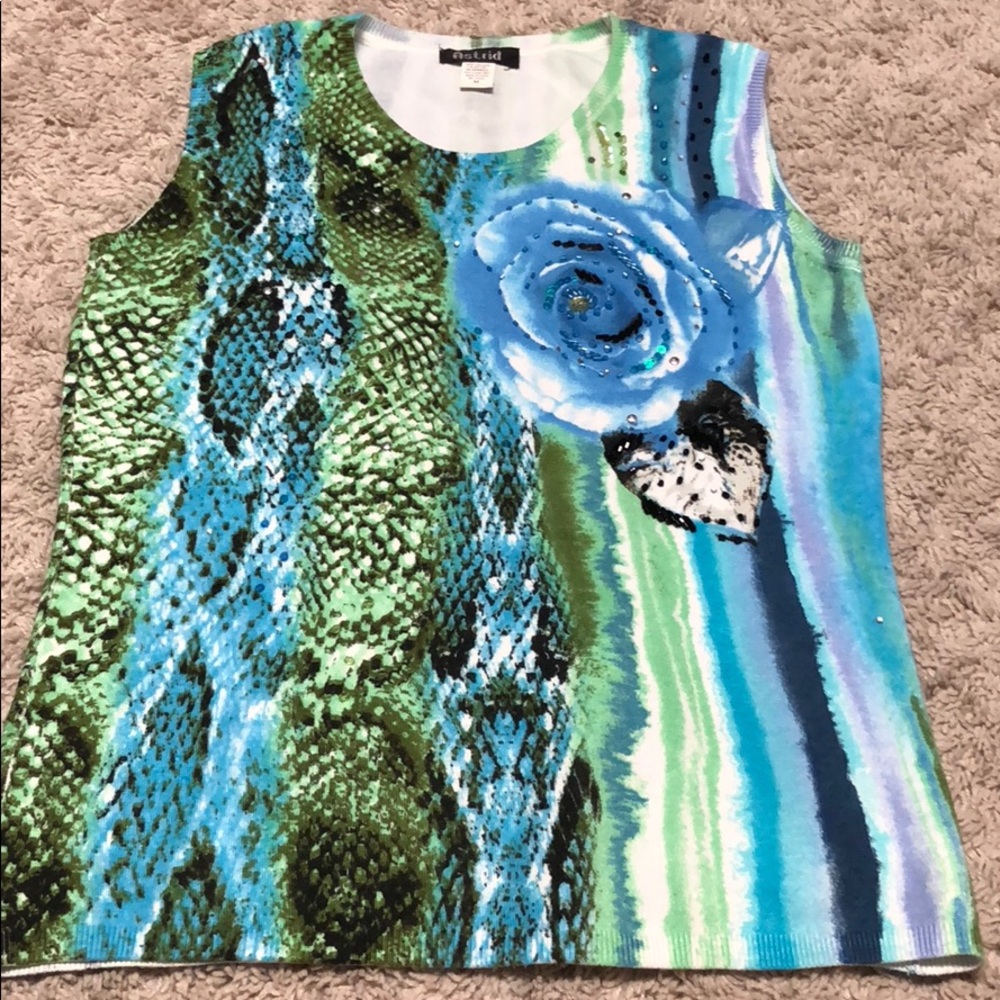 Sleeveless Sweater “Alberto Makali” Type Design